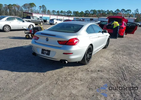 2012 BMW 650I из США, поврежденный, VIN WBALX3C54CC528772